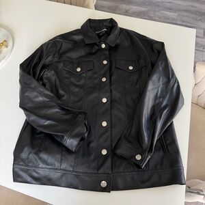 Women Black Leather Jacket